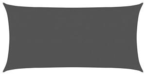 Żagiel przeciwsłoneczny, 160 g/m², czarny, 3x6 m, hdpe