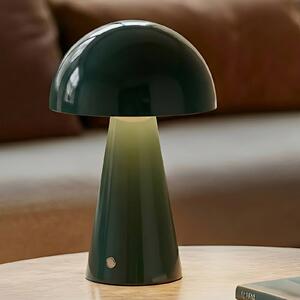 Lampa stołowa LED Nevijo Lindby, możliwość ściemniania, zielony, salon / jadalnia, metal, nowoczesny