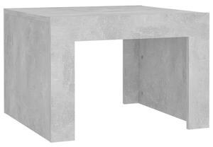 Stolik kawowy, szarość betonu, 50x50x35 cm, płyta wiórowa