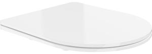 Mexen deska wolnoopadająca slim, duroplast, biała połysk - 39030100