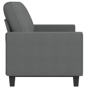 Sofa 3-osobowa, ciemnoszara, 180 cm, tapicerowana tkaninÄ