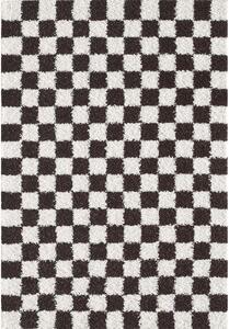 Brązowy/kremowy dywan 80x150 cm Grida – ESTE