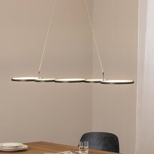 Lampa wisząca Olympia Milagro Lighting, czarny, salon / jadalnia, metal, nowoczesny