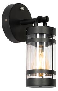 Zewnetrzna Kinkiet / Lampa scienna zewnętrzny czarny IP44 z czujnikiem światło-ciemność - Ruben Oswietlenie zewnetrzne