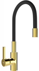 Mexen Flex bateria kuchenna, złota/czarna - 670900-57