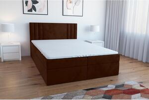 Duże łóżko kontynentalne Marina180x200 z dwoma pojemnikami do sypialni