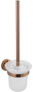 Mexen Remo szczotka toaletowa, różówe złoto - 7050750-60