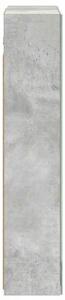 Szafka z lustrem do łazienki betonowy szary 50 x 14,5 x 70 cm