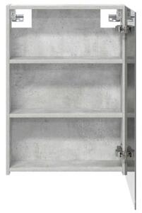Szafka z lustrem do łazienki betonowy szary 50 x 14,5 x 70 cm
