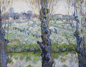 Reprodukcja View of Arles 1889, Vincent van Gogh