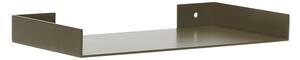 Ciemnozielona metalowa półka 30 cm Sheets – Hübsch