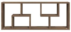 Półka ścienna, brązowy dąb, 36x16x90 cm