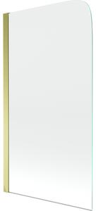 Mexen Felix parawan nawannowy 1-skrzydłowy 70 x 140 cm, transparent, złoty - 890-070-001-50-00