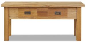 Ławka do przedpokoju, lite drewno tekowe, 90 x 30 x 40 cm
