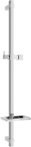 Mexen DQ drążek prysznicowy z mydelniczką 80 cm, chrom - 79381-00