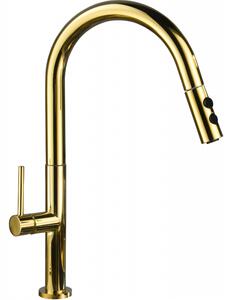 Mexen Ava bateria kuchenna, złota - 672800-50