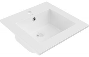 Mexen Atena umywalka wpuszczana w blat 41 x 41 cm, biała - 25014100