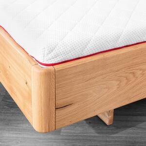 Nowoczesne podwójne łóżko 180x200 z litego drewna VigC