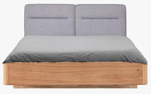 Nowoczesne podwójne łóżko 180x200 z litego drewna VigC