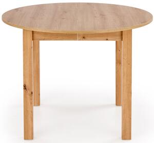 Skandynawski okrągły stół rozkładany dąb artisan - Faxo