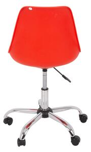 Fotel biurowy czerwony CHUBBY