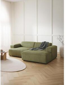 Sofa narożna ze sztruksu Melva (3-osobowa)