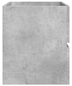 Szafka pod umywalkę, szarość betonu, 100x38,5x45 cm, płyta