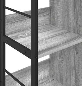 Półka na książki szary sonoma 102 x 32 x 104,5 cm