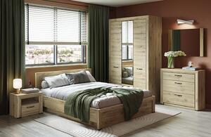 Dwuosobowe łóżko z pojemnikiem 160x200 - Lacar 5X