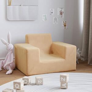 Kremowy fotel dla dziecka ze zdejmowanym pokrowcem - Hring 4X