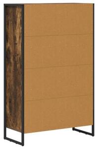 Szafka na książki dąb dymny 99,5 x 30 x 108,5 cm