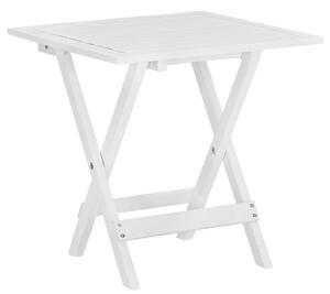 Biały drewniany stolik ogrodowy - Caden