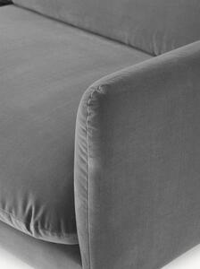 Sofa narożna z aksamitu Moby