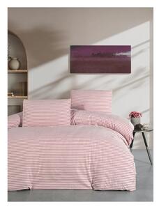 Różowa 4-częściowa pościel dwuosobowa z prześcieradłem 200x220 cm – Mila Home