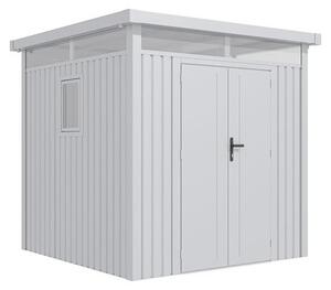Domek ogrodowy G21 Atlanta 529 - 230 x 230 cm, metal silver
