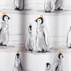 Zasłona dla dzieci Pingwiny, 140 x 245 cm