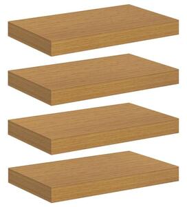 Beżowa półka na ścianę z materiału drewnopochodnego - nowoczesny design i praktyczne rozwiązania do przechowywania