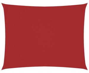 Prostokątny żagiel ogrodowy, tkanina oxford, 2x3,5 m, czerwony