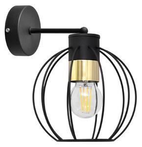 Kinkiet loft STARLIGHT KK-1399/1 BK+GO