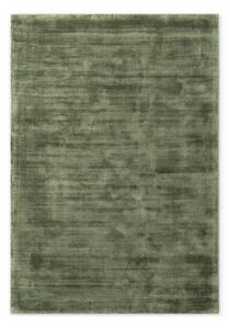 Zielony dywan z wiskozy tkany ręcznie 80x150 cm Noemi – Vikosa