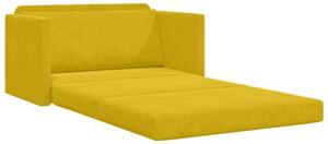 Sofa bed Å»Ã³Åty sÅonecznik 124 x 204 x 61 cm aksamit