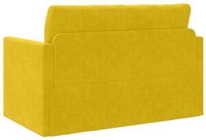 Sofa bed Å»Ã³Åty sÅonecznik 124 x 204 x 61 cm aksamit