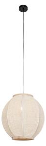 Orientalna lampa wisząca naturalna 46 cm - Rob Oswietlenie wewnetrzne