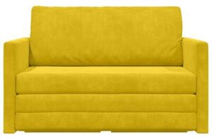 Sofa bed Å»Ã³Åty sÅonecznik 124 x 204 x 61 cm aksamit