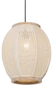 Orientalna lampa wisząca naturalna 35 cm - Rob Oswietlenie wewnetrzne