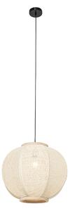 Orientalna lampa wisząca naturalna 48 cm - Rob Oswietlenie wewnetrzne