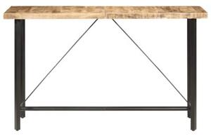 Stolik barowy, 180x70x107 cm, surowe drewno mango