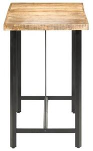 Stolik barowy, 180x70x107 cm, surowe drewno mango