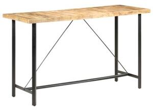 Stolik barowy, 180x70x107 cm, surowe drewno mango