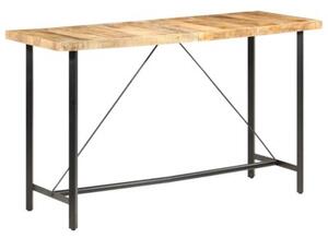 Stolik barowy, 180x70x107 cm, surowe drewno mango